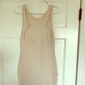 Bebe gold dress